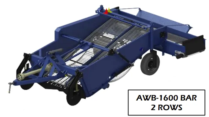 AWB-1600 BAR Potato Digger 2 Row Trailed