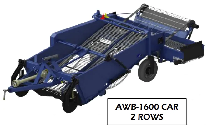 AWB-1600 CAR Potato Digger 2 Row Trailed