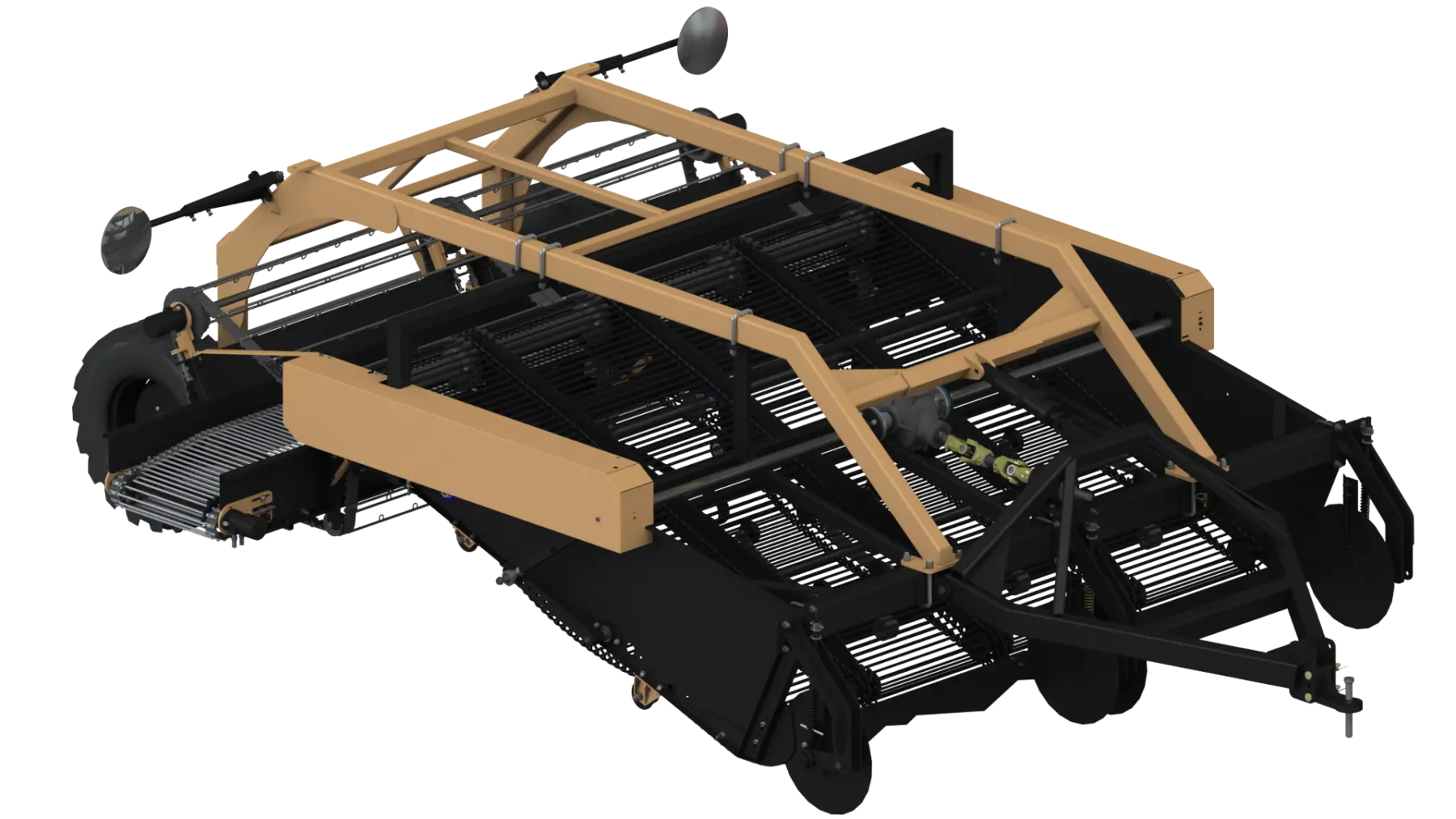 AWB-3200 AR Potato Digger 4 Rows - Trailed